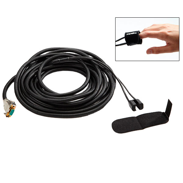 Nonin 8000-FC20 fiber optic spo2 sensor - Adult & Peadiatric
