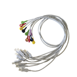 Norav ECG lead wire set met snap connectie voor Norav 1200W