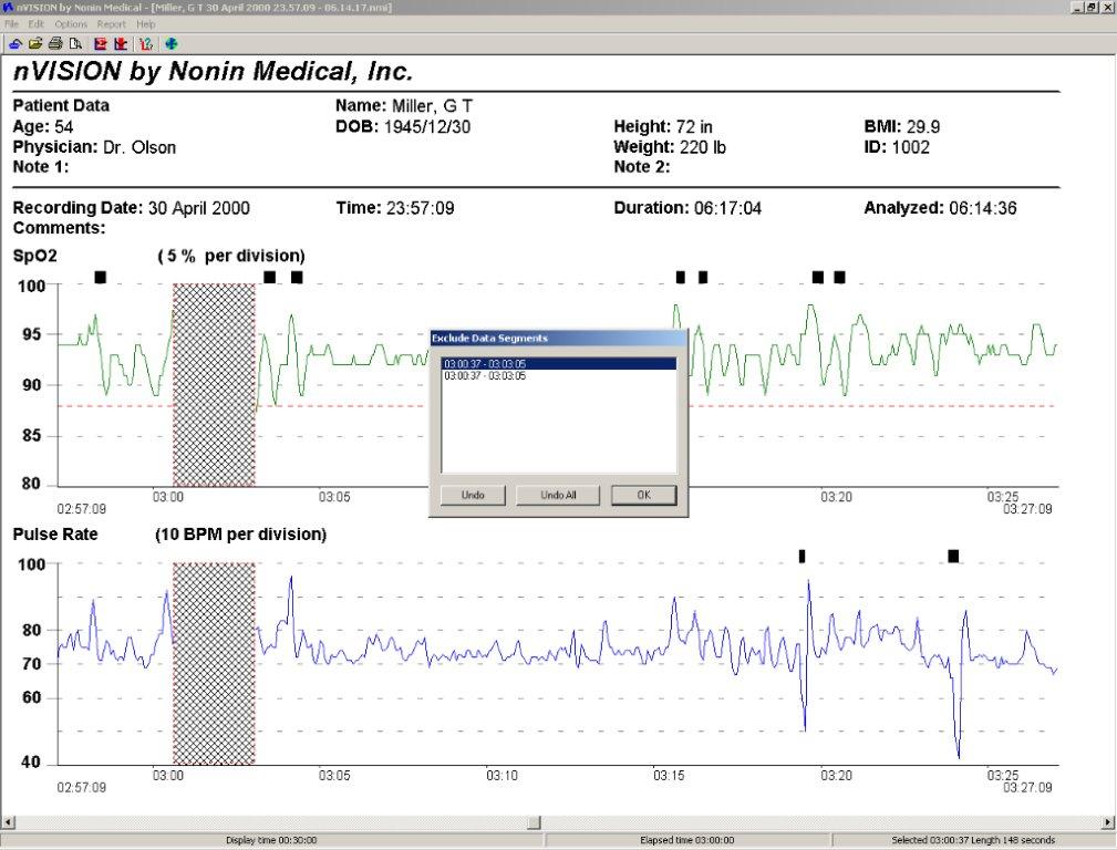 nVision Pulsoximetrie Software